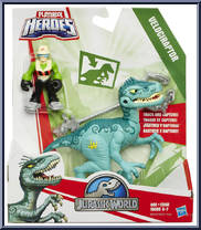Velociraptor (Track and Capture) from Jurassic World - Playskool manufactured by Hasbro [Front]