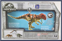 Ceratosaurus from Jurassic World 2 - Roarivores manufactured by Mattel [Back]