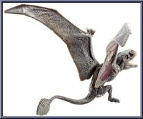 Dimorphodon (Gray) from Jurassic World 2 - Attack Packs manufactured by Mattel [Loose]