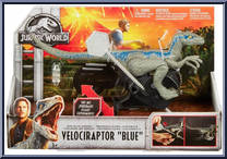 Velociraptor "Blue" from Jurassic World 2 - Rip-Run manufactured by Mattel [Front]
