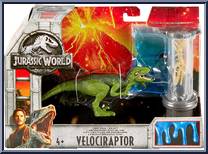 Velociraptor from Jurassic World 2 - Dino DNA Lab Kit manufactured by Mattel [Front]