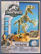 Velociraptor from Jurassic World 2 - Fossil Strikers manufactured by Mattel [Front]