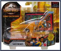 Gallimimus from Jurassic World - Camp Cretaceous - Attack Pack manufactured by Mattel [Front]