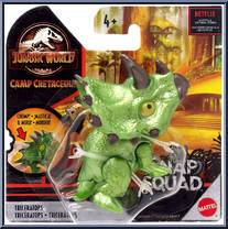Triceratops from Jurassic World - Camp Cretaceous - Snap Squad manufactured by Mattel [Front]