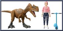 Brooklynn & Monolophosaurus from Jurassic World - Camp Cretaceous - Dino Escape - Jurassic Campers manufactured by Mattel [Loose]