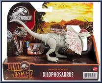 Dilophosaurus from Jurassic World - Camp Cretaceous - Dino Escape - Fierce Force manufactured by Mattel [Front]
