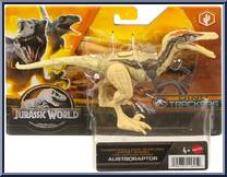 Austroraptor from Jurassic World - Dino Tracker - Danger Pack manufactured by Mattel [Front]