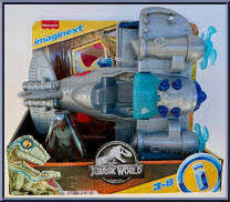 Dominion Kayla Watts Figure & Toy Plane, Air Tracker from Jurassic World - Imaginext - Basic Series manufactured by Fisher-Price [Front]