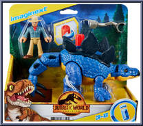 Dominion Stegosaurus Dinosaur & Dr. Grant from Jurassic World - Imaginext - Basic Series manufactured by Fisher-Price [Front]