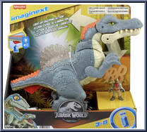 Ultra Snap Spinosaurus Dinosaur from Jurassic World - Imaginext - Basic Series manufactured by Fisher-Price [Front]