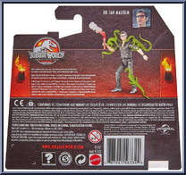 Dr. Ian Malcolm from Jurassic World - Legacy Collection - Humans manufactured by Mattel [Back]