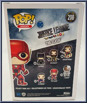Flash (Blue Chrome) from Justice League - Pop! Vinyl Figures manufactured by Funko [Back]