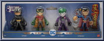 Batman (Black) / Robin / Joker / Superman Action Figure