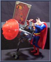 Superman (Drill Cannon) from Justice League - Mission Vision manufactured by Mattel [Loose]