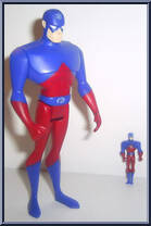 Atom from Justice League Unlimited - 10" Scale - Blue Box manufactured by Mattel [Loose]