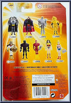 Aztek from Justice League Unlimited - DC Super Heroes - Orange Cards manufactured by Mattel [Back]