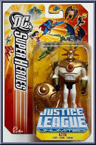 Aztek from Justice League Unlimited - DC Super Heroes - Orange Cards manufactured by Mattel [Front]