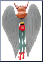 Hawkgirl from Justice League Unlimited - 10" Scale - DC Super Heroes - Purple Box manufactured by Mattel [Loose]