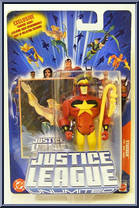 Starman from Justice League Unlimited - Blue Cards manufactured by Mattel [Front]