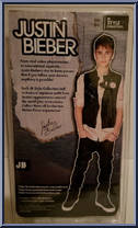 Justin Bieber (Gray Hoodie) from Justin Bieber - JB Style manufactured by Bridge Direct [Back]