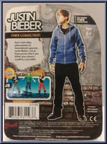 Justin Bieber from Justin Bieber - Mini manufactured by Bridge Direct [Back]