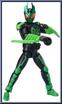 Kamen Rider OOO (GataKiriBa Combo) from Kamen Rider - SHODO-XX (Double Cross) - Shodo 03 manufactured by Bandai [Loose]