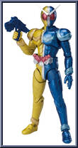 Kamen Rider W (Luna / Trigger) from Kamen Rider - SHODO-XX (Double Cross) - Shodo 02 manufactured by Bandai [Loose]