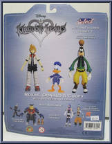 Roxas / Donald / Goofy (with Oathkeeper Keyblade) from Kingdom Hearts - Series 2 manufactured by Diamond Select [Back]
