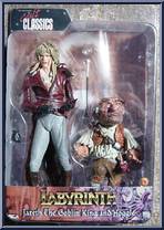 Jareth the Goblin King and Hoggle from Labyrinth - Basic Series manufactured by Neca [Front]