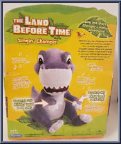 Singin' Chomper from Land Before Time - Plush manufactured by Playmates [Back]