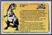 Scarface (Electronic T-Rex) from Land of the Lost - Basic Series manufactured by Tiger Toys [Card]