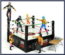 Ring Playset from Legends of Lucha Libre - Accessories manufactured by Boss Fight Studio [Loose]
