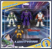 Buzz / Zurg / XL-12 / XL-15 from Lightyear - Imaginext manufactured by Fisher-Price [Front]