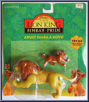 Adult Simba & Kovu from Lion King - Simba's Pride manufactured by Mattel [Front]