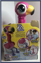 Gotta Go Flamingo from Little Live Pets - Basic Series manufactured by Moose Toys [Back]
