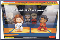 Cobra Kai from Little People Collector - Basic Series manufactured by Fisher-Price [Back]