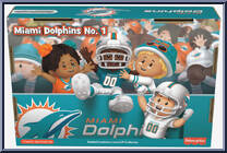 Miami Dolphins from Little People Collector - NFL manufactured by Fisher-Price [Back]