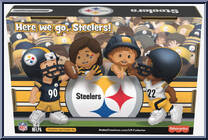Pittsburgh Steelers from Little People Collector - NFL manufactured by Fisher-Price [Back]