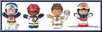 Team USA (Winter 2022) from Little People Collector - Olympics manufactured by Fisher-Price [Loose]