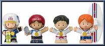 Team USA (Summer 2020) from Little People Collector - Olympics manufactured by Fisher-Price [Loose]