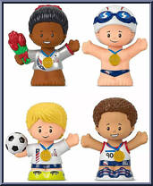 Team USA (Summer 2020) from Little People Collector - Olympics manufactured by Fisher-Price [Loose]