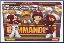 Washington Commanders from Little People Collector - NFL manufactured by Fisher-Price [Back]