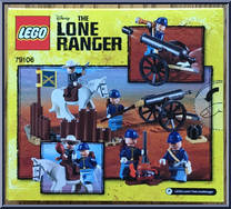 Cavalry Builder Set from Lone Ranger - Basic Series manufactured by Lego [Back]
