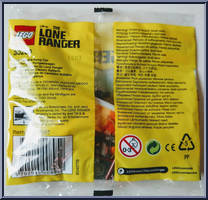 Lone Ranger’s Pump Car from Lone Ranger - Polybags manufactured by Lego [Back]