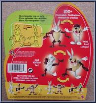 Bugs / Taz from Looney Tunes - Krazy Kombos manufactured by Mattel [Back]