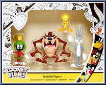 Box Set (4 Pieces) from Looney Tunes - Bendables - White Package manufactured by NJ Croce [Front]