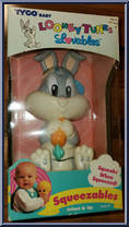 Bugs Bunny from Looney Tunes - Squeezable manufactured by Tyco [Front]