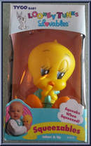 Tweety from Looney Tunes - Squeezable manufactured by Tyco [Front]