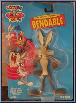 Wile E. Coyote from Looney Tunes - Bendables manufactured by Tyco [Front]