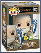 Gandalf the White (Earth Day) (Glows in the Dark) from Lord of the Rings - Pop! Vinyl Figures manufactured by Funko [Front]